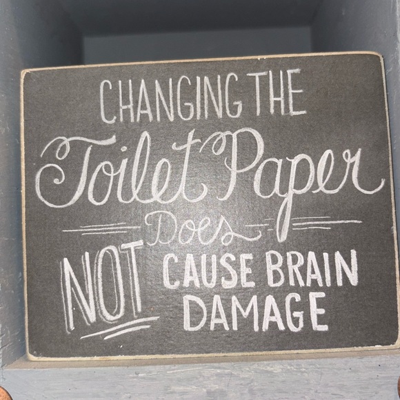 NEW!! Bathroom Decor / Sarcastic Humor Home Decor - Picture 1 of 1